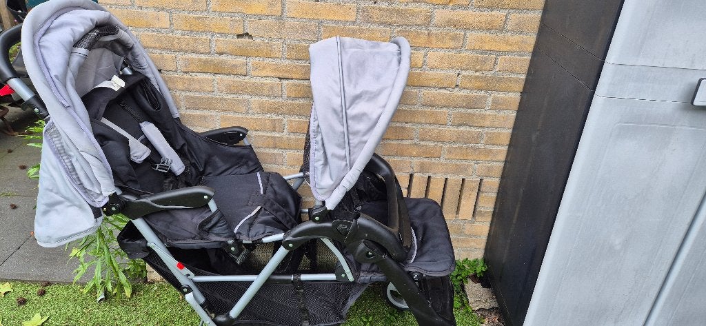 Duo kinderwagen, Kinderen en Baby's, Kinderwagens en Combinaties, Ophalen, Gebruikt, Overige merken, Duowagen