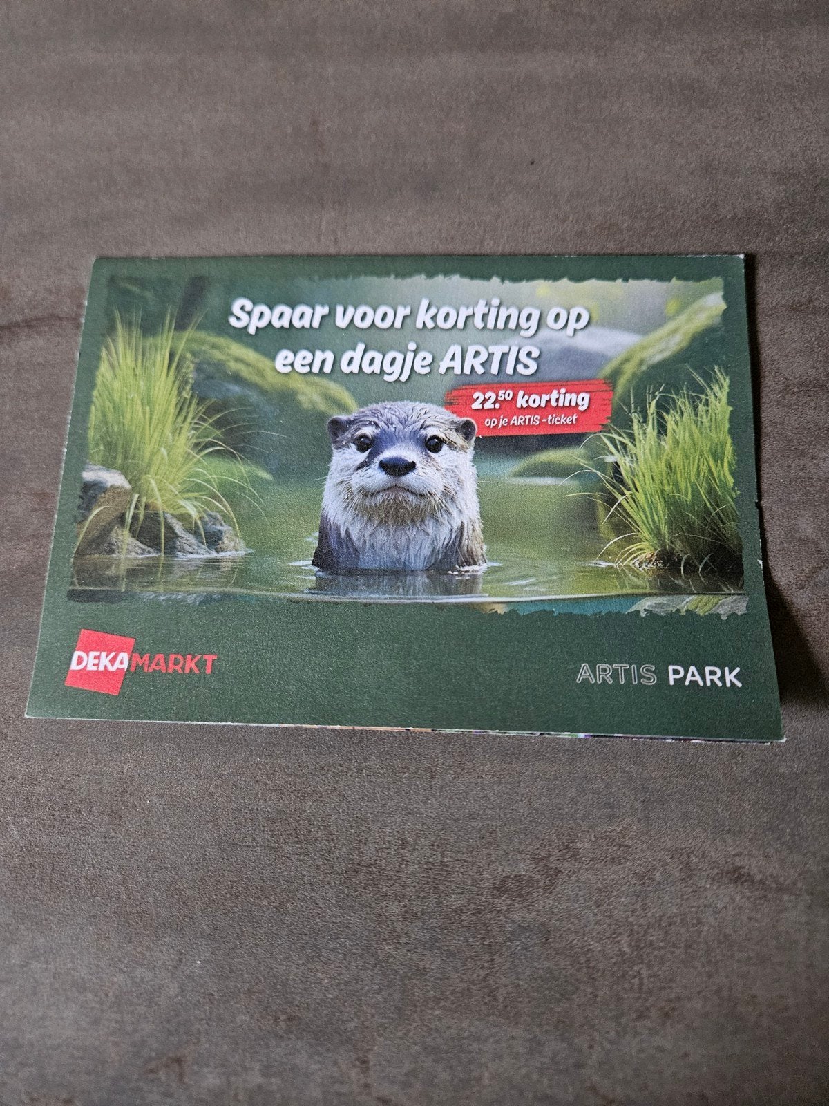 1 Artis volle spaarkaart, Eén persoon, Overige soorten, Overige typen