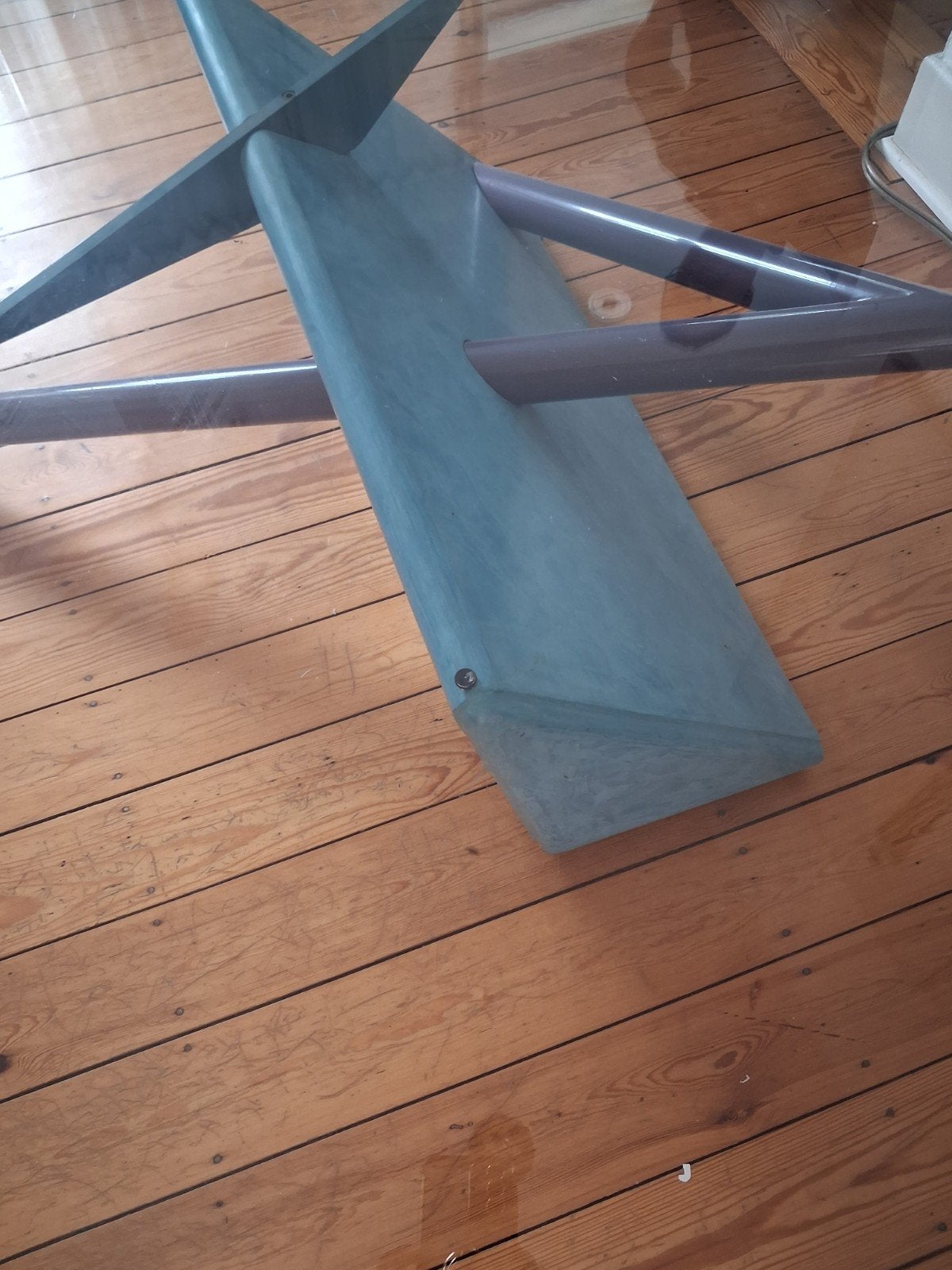 Saporiti Salontafel, Huis en Inrichting, Tafels | Salontafels, Ophalen, Vierkant, Glas, 100 tot 150 cm