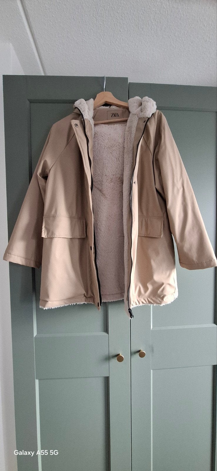 Zara winter/regenjas voor meisjes, maat 164, Kinderen en Baby's, Ophalen, Meisje, Zo goed als nieuw, Zara
