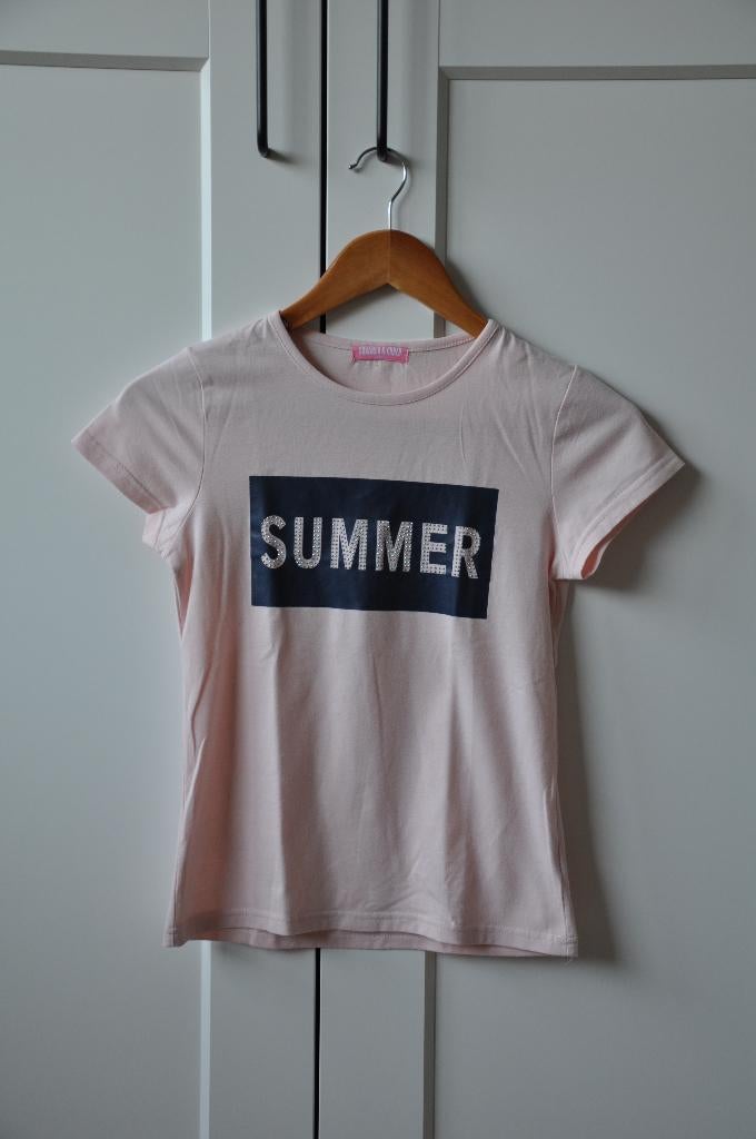 tshirt 152, top 152, kinderkleding 152, Meisje, Ophalen of Verzenden, Zo goed als nieuw, Shirt of Longsleeve