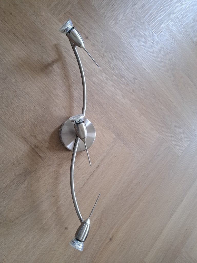 Ikea Leding spots, chrome, Huis en Inrichting, Lampen | Spots, Ophalen, Gebruikt, Metaal of Aluminium, Led