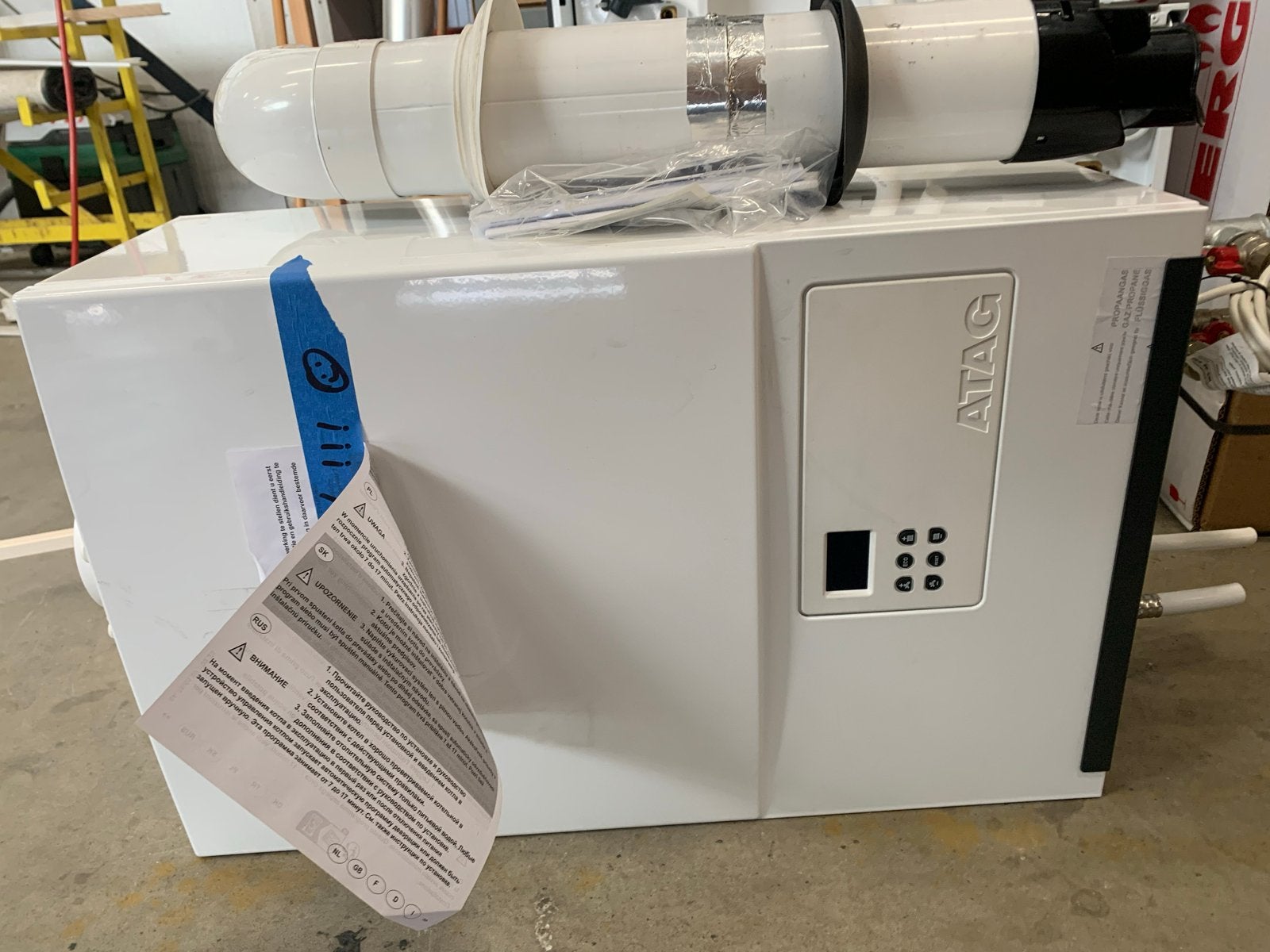 ATAG P serie propaan voor chalet etc..ingebouwd expansievat, Doe-het-zelf en Verbouw, Verwarming en Radiatoren, Ophalen, 30 tot 80 cm