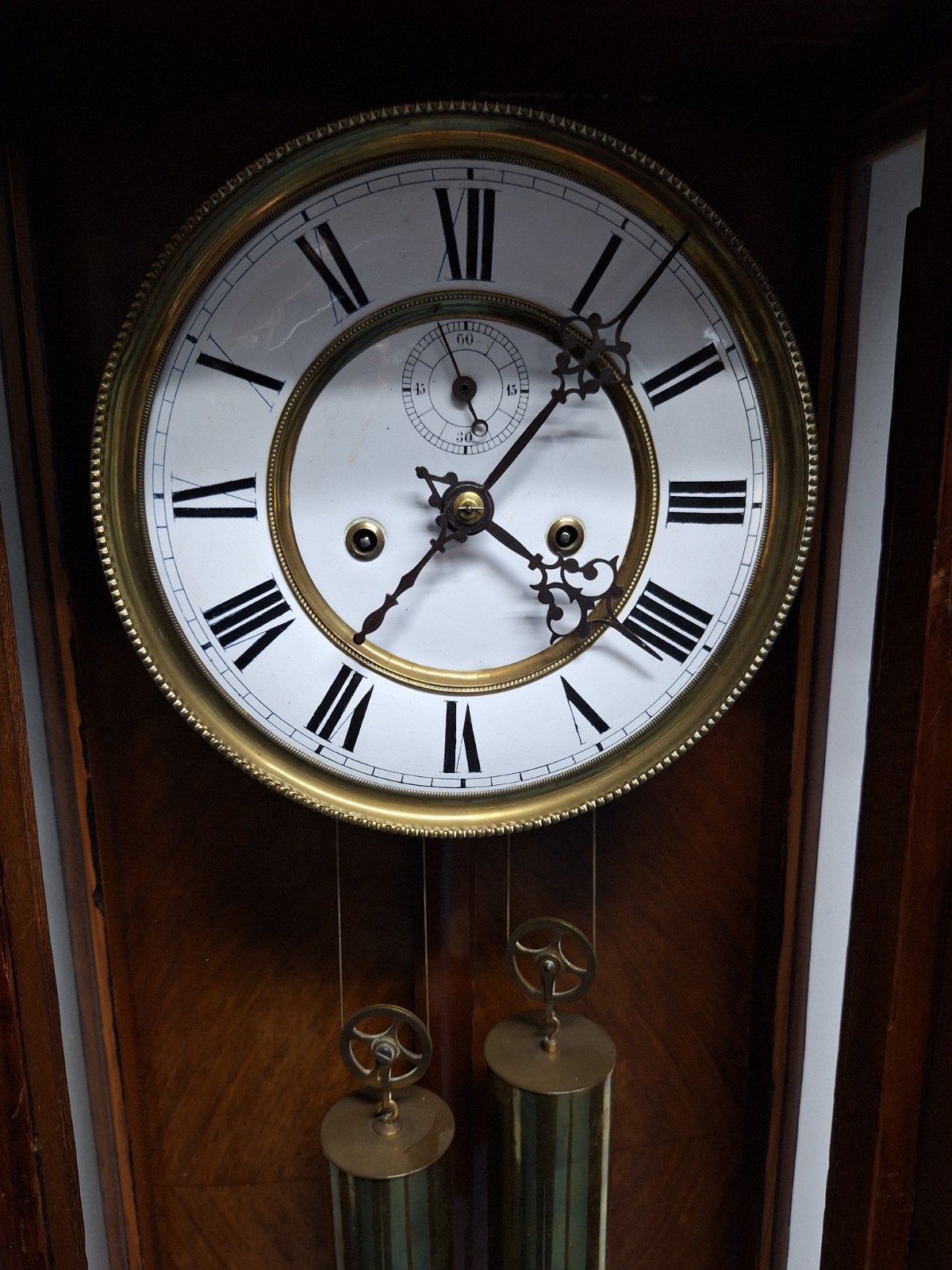 antieke paardjes regulateur 1880/1900, Ophalen