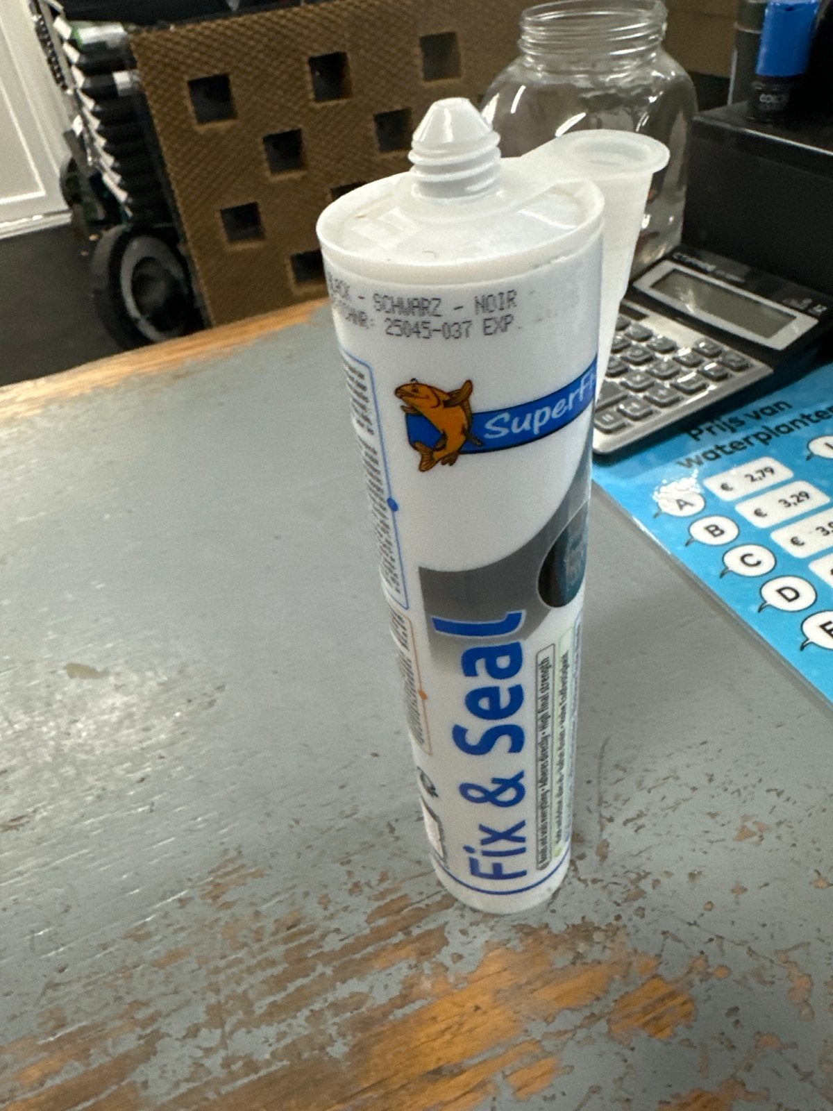 10 tubes EPDM kit zwart - Superfix Fix & Seal, Ophalen, Nieuw