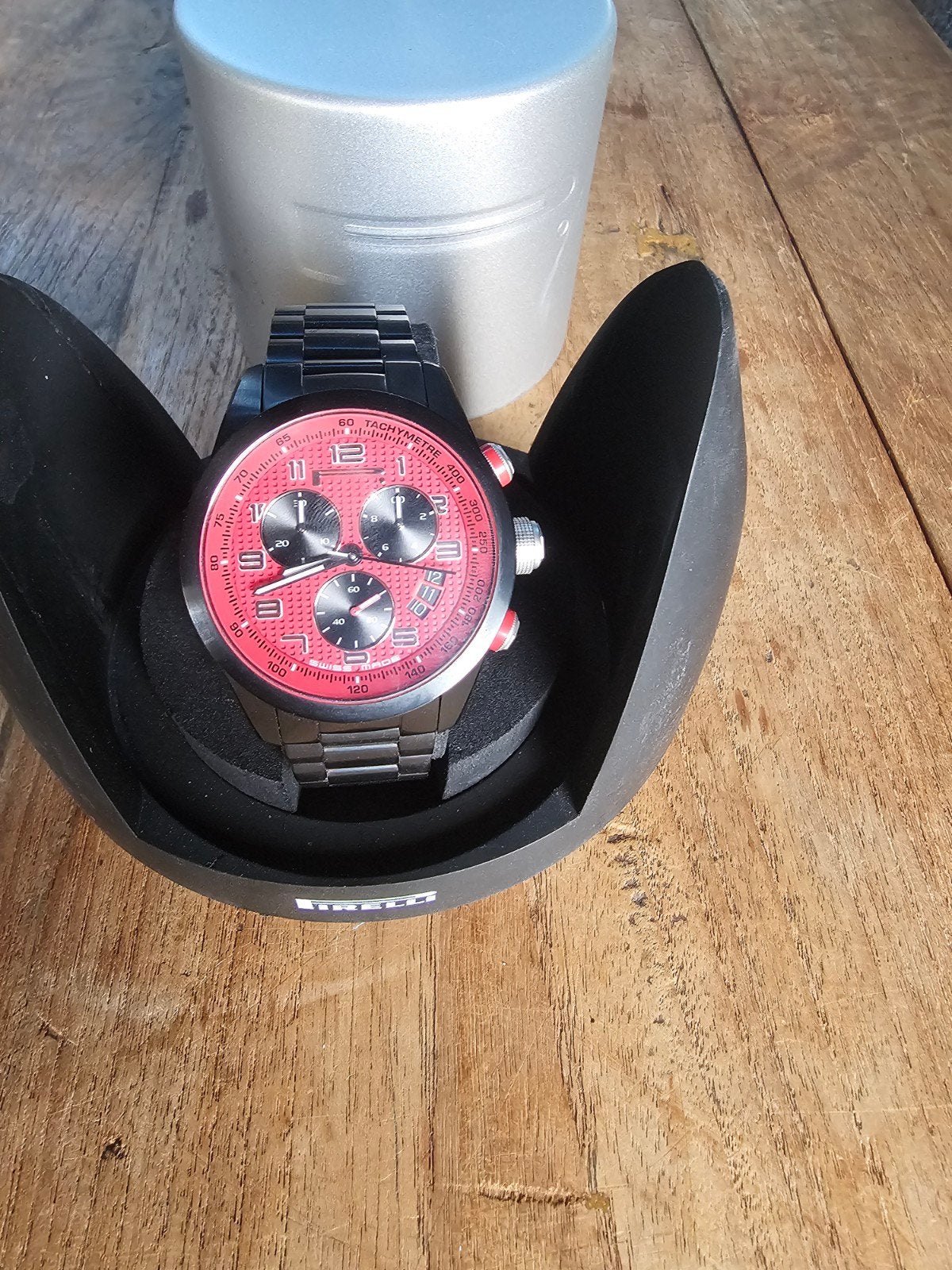 Pirelli P Zero Tempo Chrono Automatic Herenhorloge, Overige merken, Staal, Staal, Polshorloge