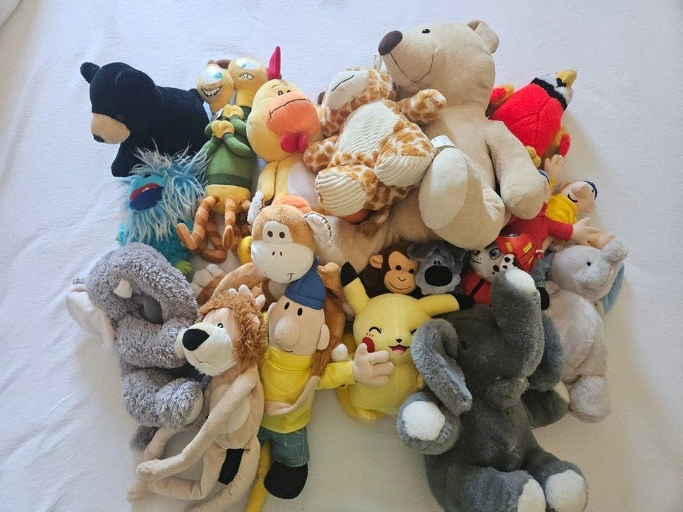 Bundel van 21 diverse knuffels, Ophalen, Overige merken, Overige karakters, Overige typen