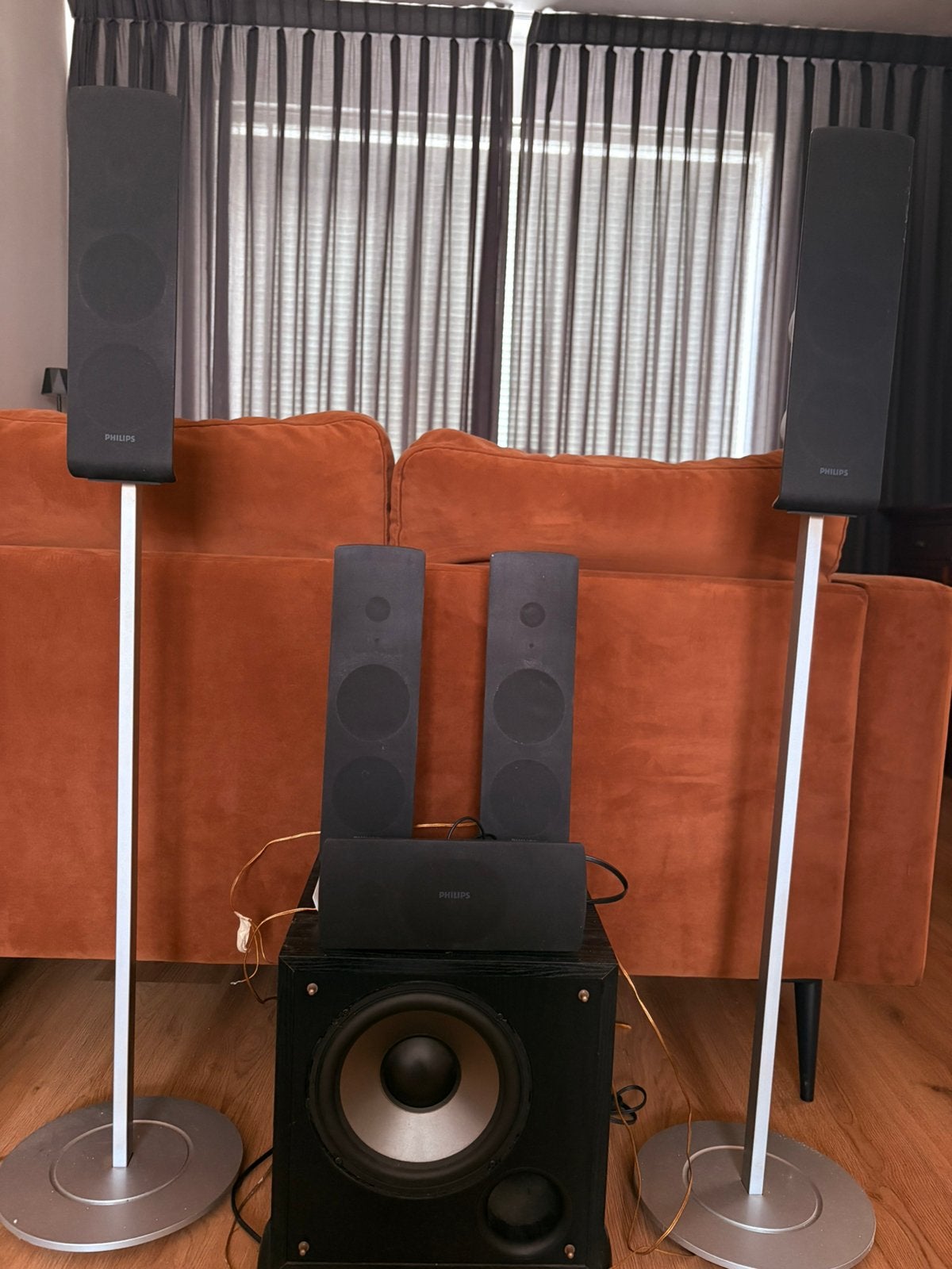 Philips surroundset, Ophalen, Philips, Gebruikt, 60 tot 120 watt