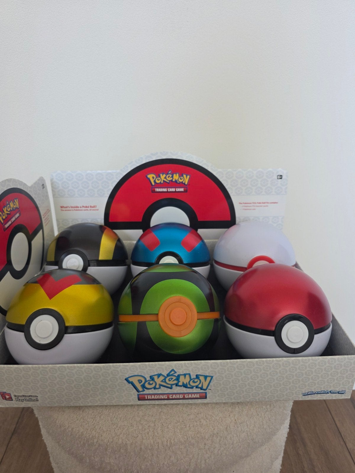 6 Pokéballs 2021 Collectie met Random Kaarten, Ophalen of Verzenden, Zo goed als nieuw, Meerdere kaarten, Foil