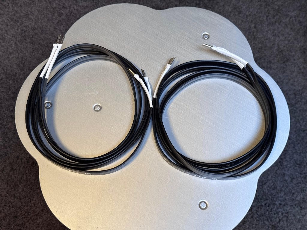 Tellurium Q Silver III / Occasion set / 2 x 3 meter, Ophalen of Verzenden, Gebruikt, 2 tot 5 meter, Luidsprekerkabel