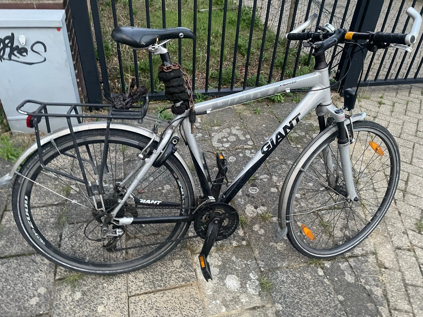 Giant X-Sport 2.0 fiets - Goed schakelend en remmend, 28 inch, Gebruikt, Vering, Velgrem