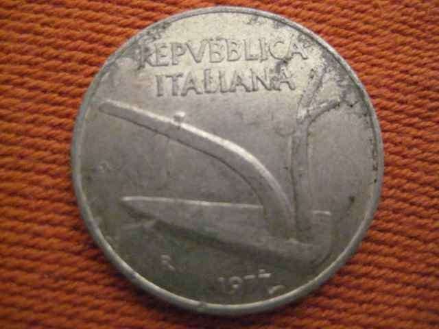 Oude munt van 10 Italiaanse lire / lira, Verzenden, Italië, Losse munt