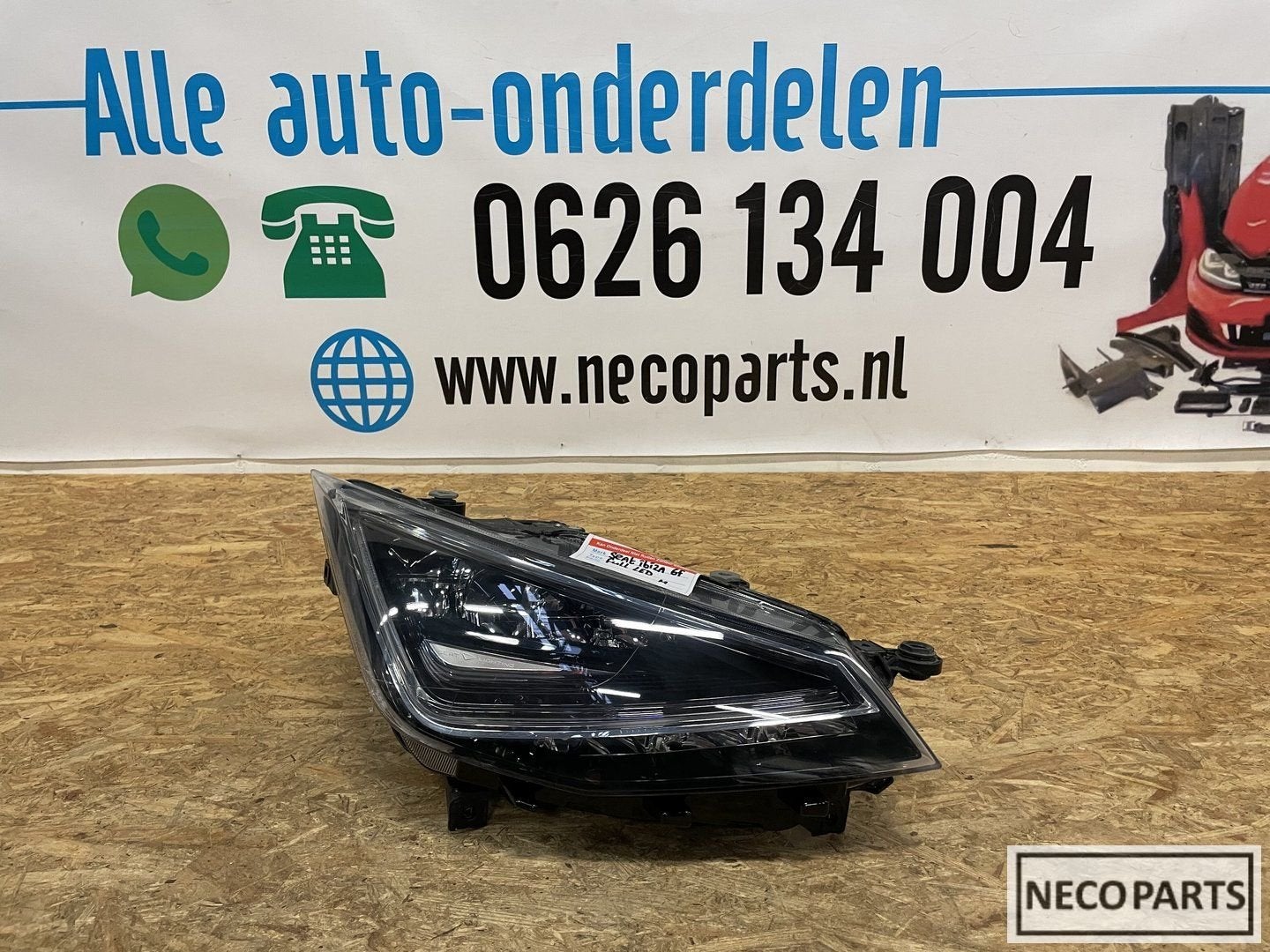 SEAT IBIZA 6F VOL LED KOPLAMP RECHTS COMPLEET ORIGINEEL, Auto-onderdelen, Verlichting, Gebruikt, -, -, Ophalen of Verzenden