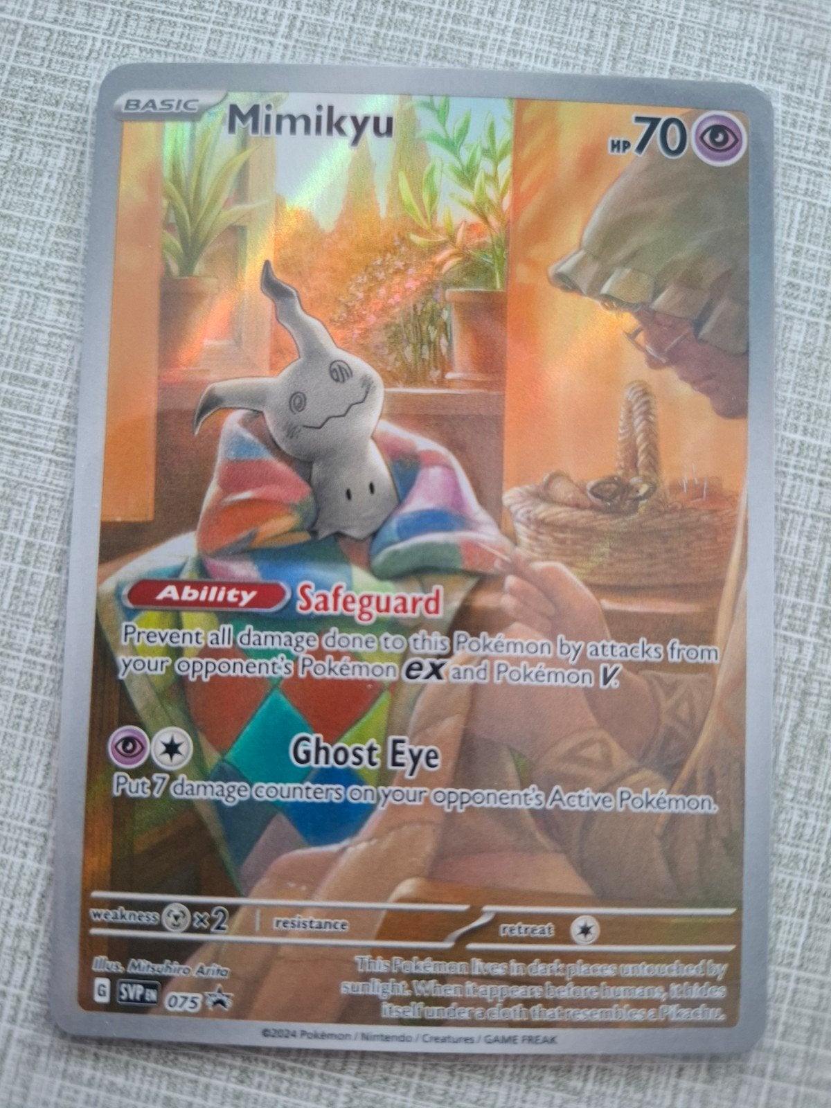 Mimikyu SVP 075 promo kaart, Ophalen of Verzenden, Zo goed als nieuw