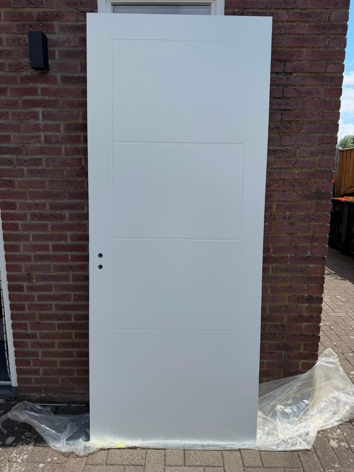 Nieuwe Opdekdeur Rechts, Hoogte 231,5 cm, Ophalen, 80 tot 100 cm, 215 cm of meer, Binnendeur