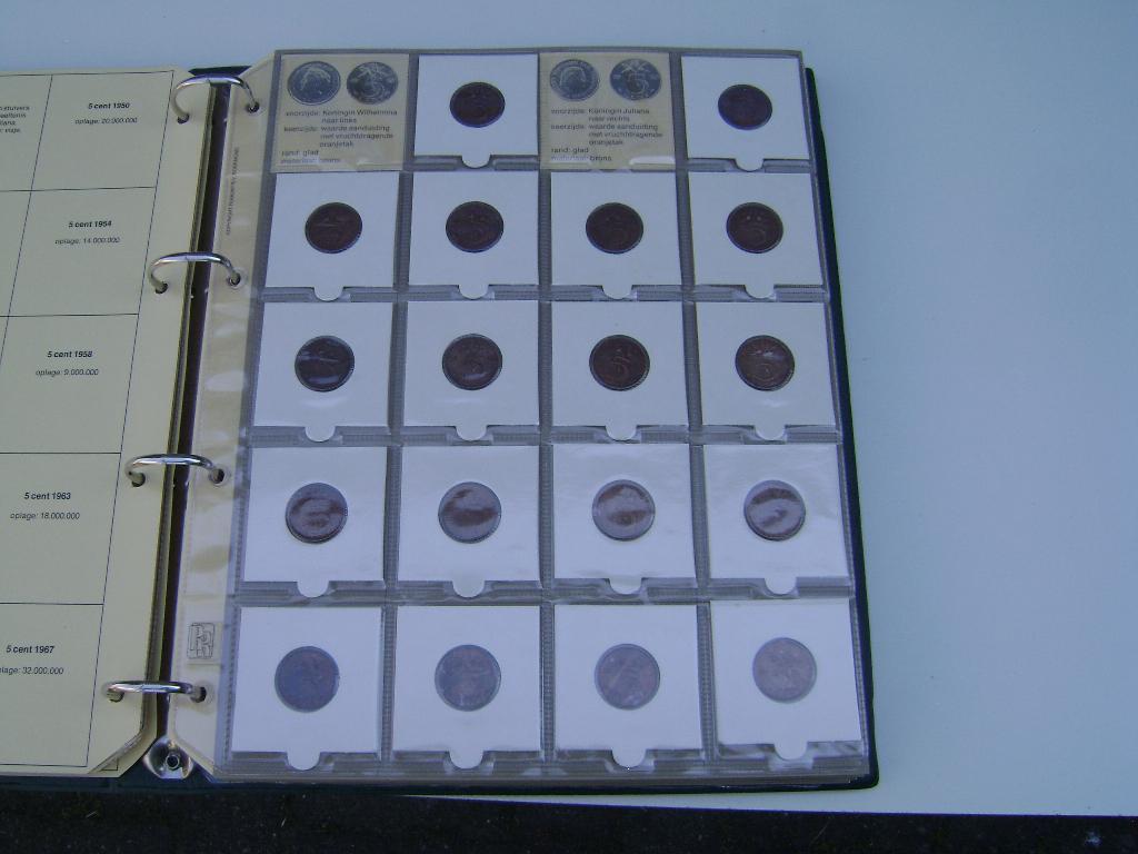 Complete set van 32 verschillende Juliana stuivers 1948-1980, Ophalen of Verzenden, Koningin Juliana, Overige waardes, Setje