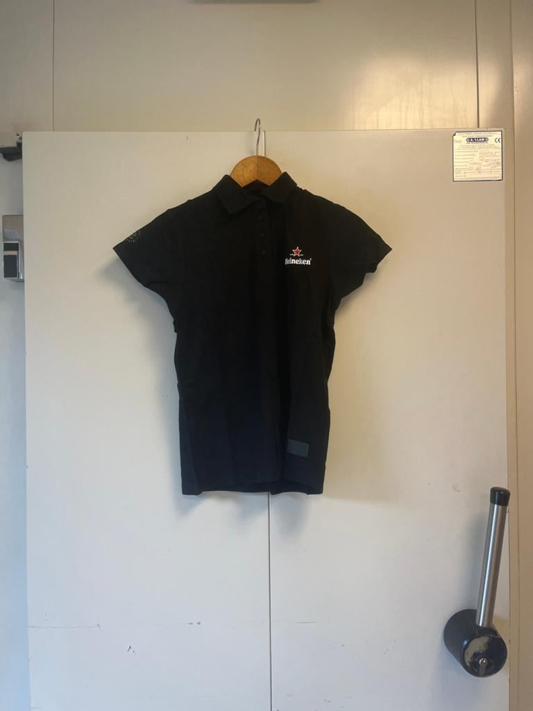 Heineken Polo Shirt Zwart - Maat S en M, Kleding | Heren, Polo's, Ophalen, Nieuw