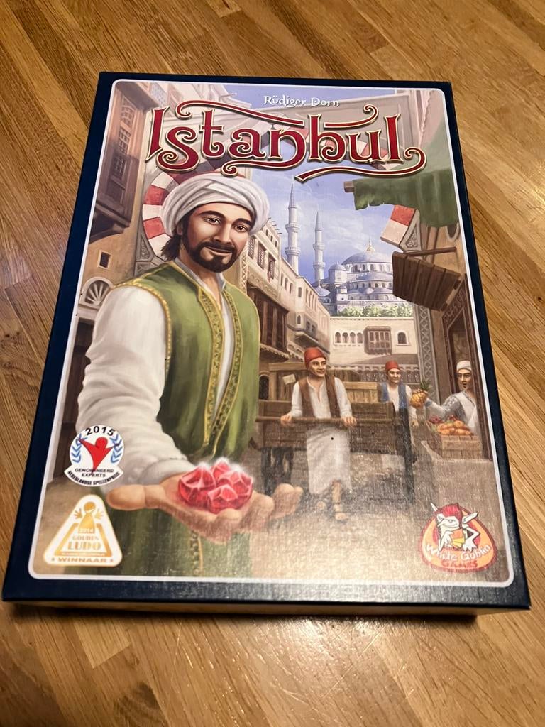 Istanbul - bordspel - White Goblin z.g.a.n., Hobby en Vrije tijd, Vijf spelers of meer, Ophalen of Verzenden, Zo goed als nieuw