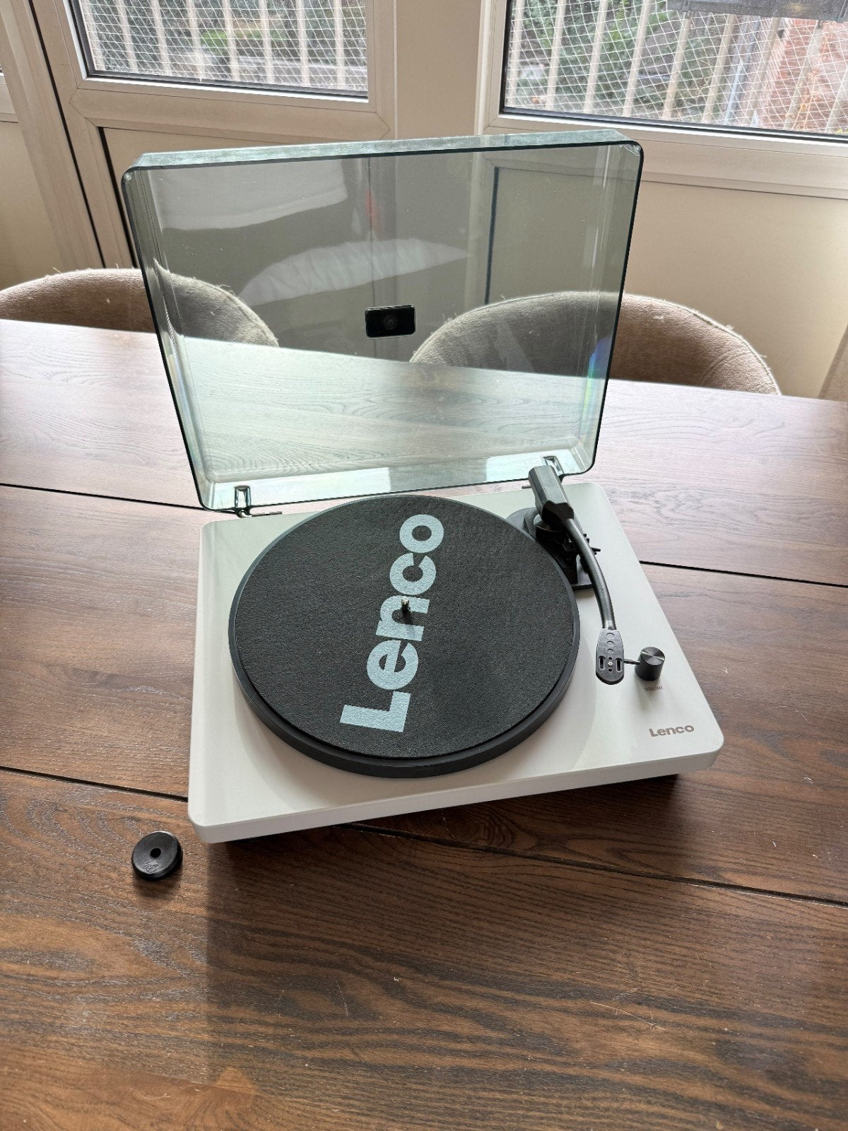 Lenco LS-50GY Turntable with Built-in Speakers (Grey)