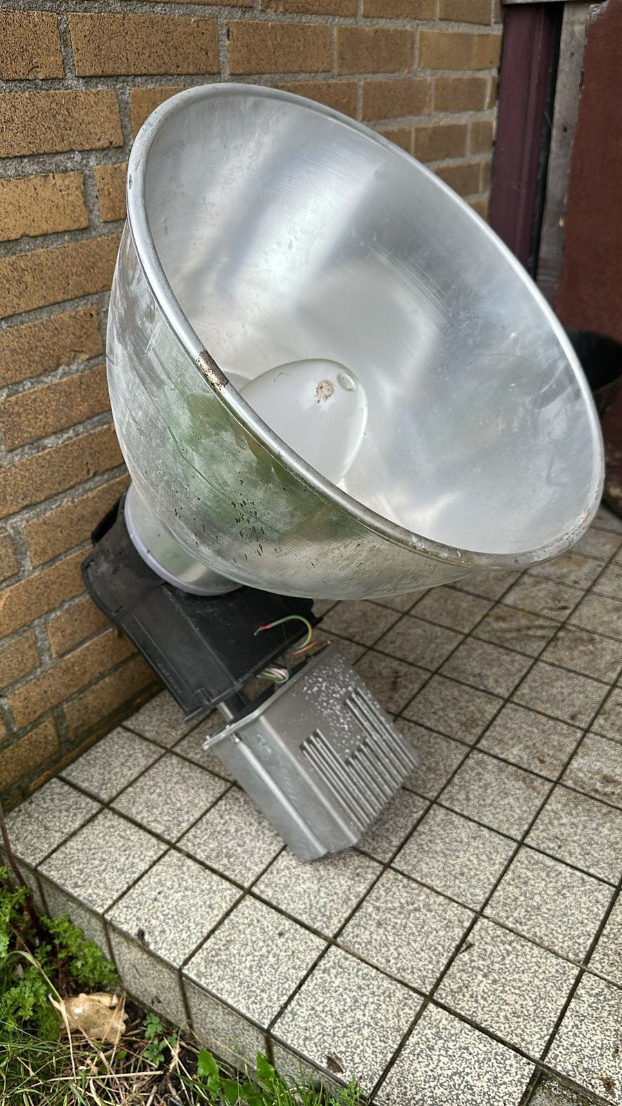 Grote Industriële Lamp - Doorsnee 42cm, Huis en Inrichting, Lampen | Overige, Ophalen of Verzenden, Gebruikt