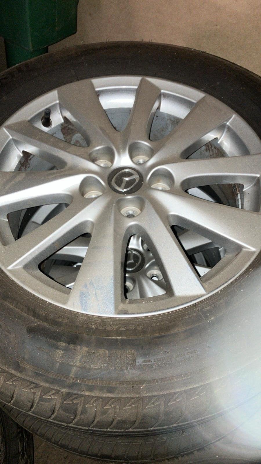 Mazda cx5 velgen met banden - 17 inch 225/65/17, Ophalen, Gebruikt