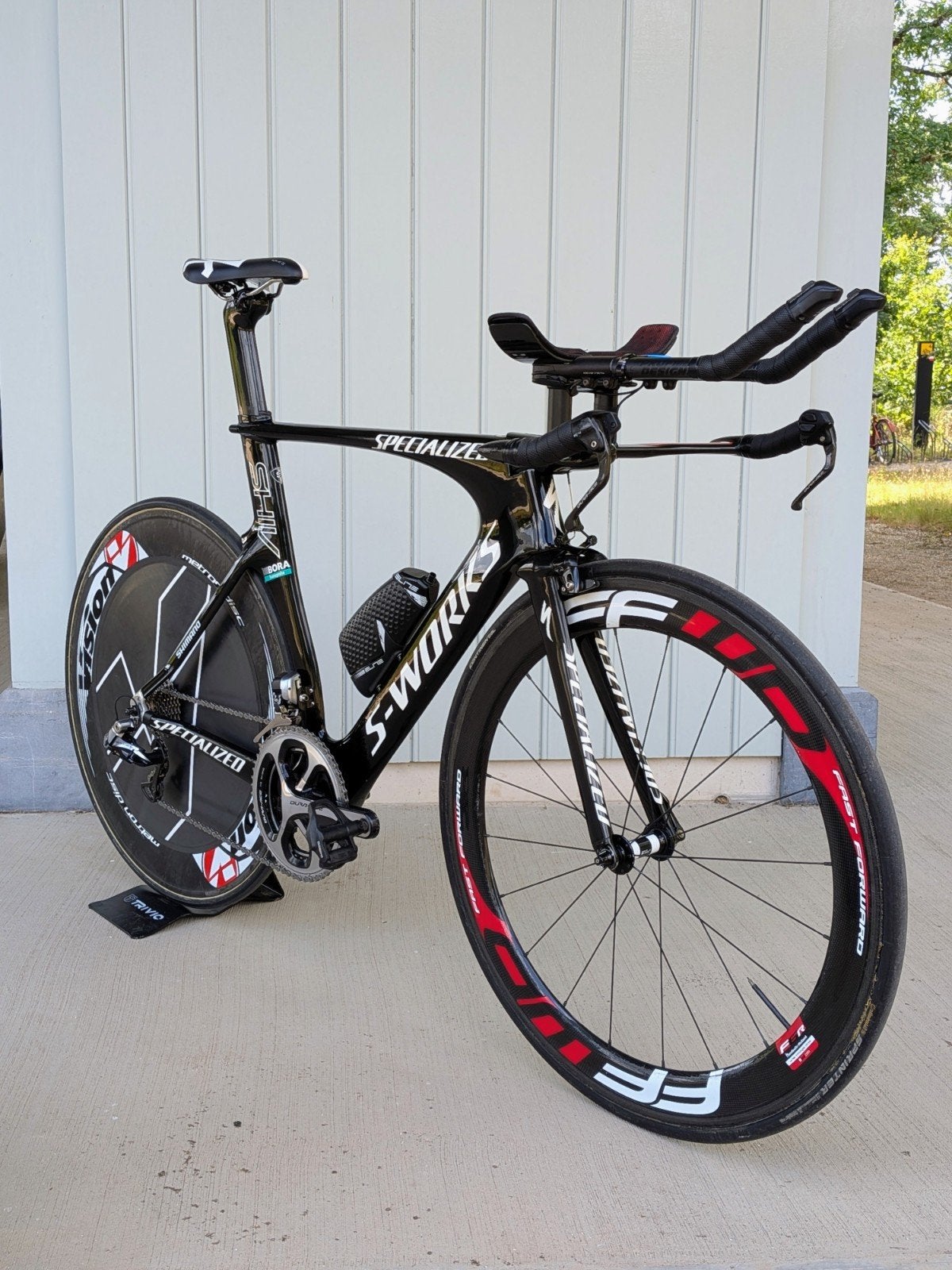 tijdritfiets Peter Sagan Dura ace di2 powermeter + wielset, 28 inch, Gebruikt, Carbon, Meer dan 20 versnellingen