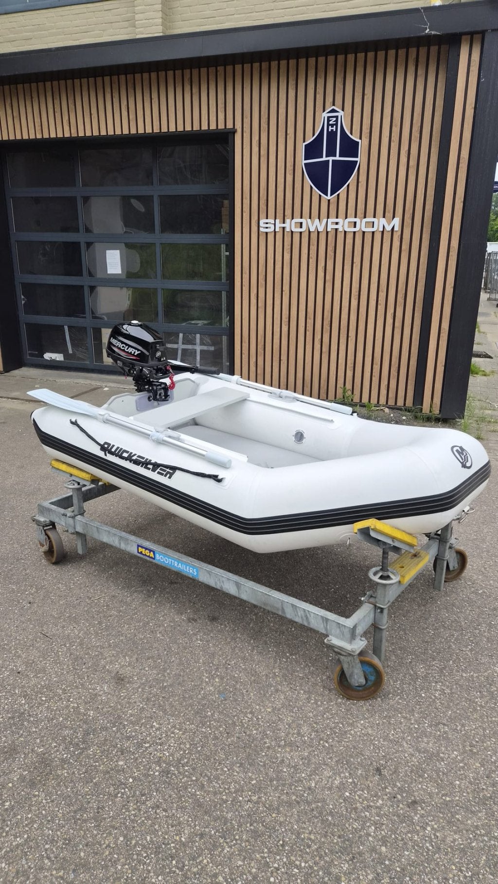 Quicksilver opblaasboten Airdeck 240, Overige merken, Inclusief motor, 2 m, 3 pk
