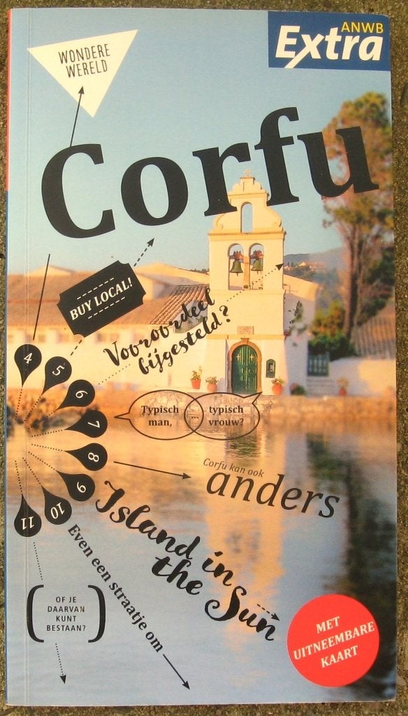 Corfu (ANWB-Extra), Europa, Ophalen of Verzenden, Zo goed als nieuw, Reisgids of -boek
