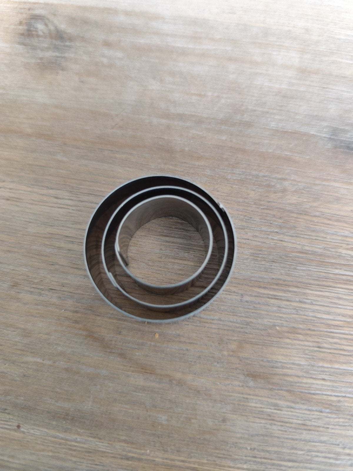 Set van 3 ronde uitstekers voor koekjes of deeg, Ophalen of Verzenden, Gebruikt