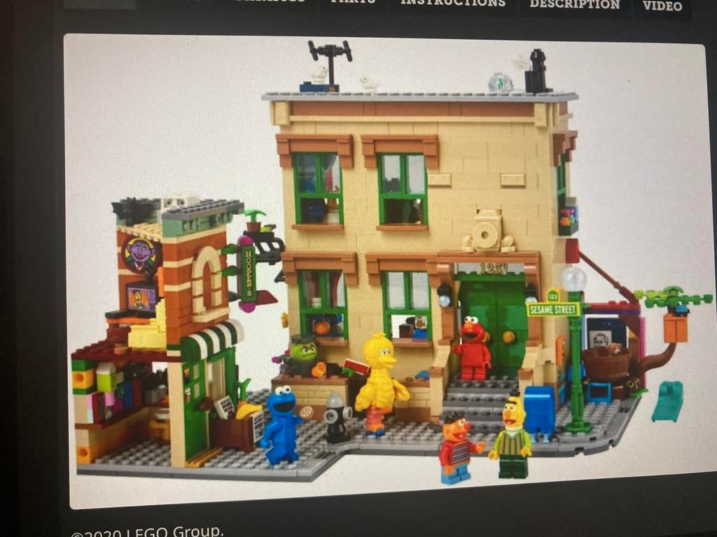 Lego 123 Sesame Street , 21324, Ophalen of Verzenden, Zo goed als nieuw, Inclusief instructies, Lego