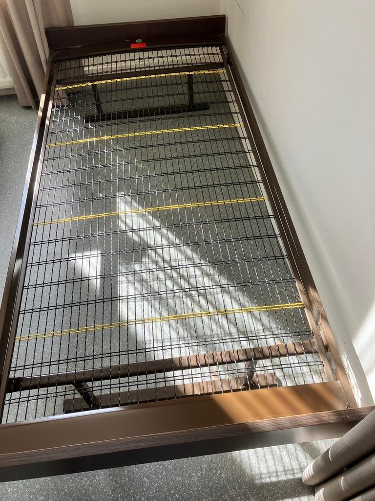 1 persoonsbed, Huis en Inrichting, Slaapkamer | Bedden, Ophalen, Gebruikt, 90 cm, Eenpersoons
