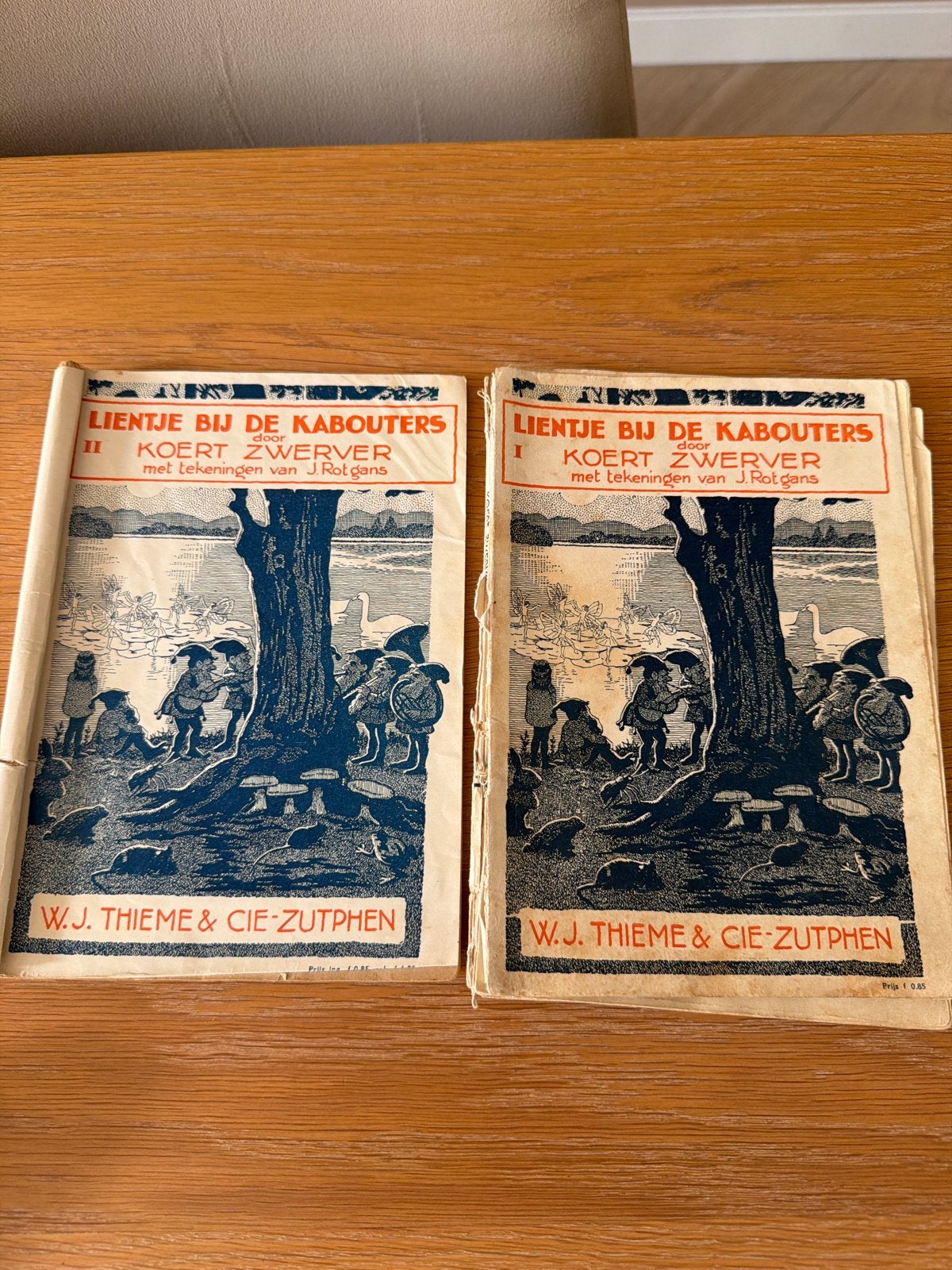 Lientje bij de Kabouters I & II - Koert Zwerver (2 delen), Boeken, Ophalen of Verzenden, Gelezen, Sprookjes