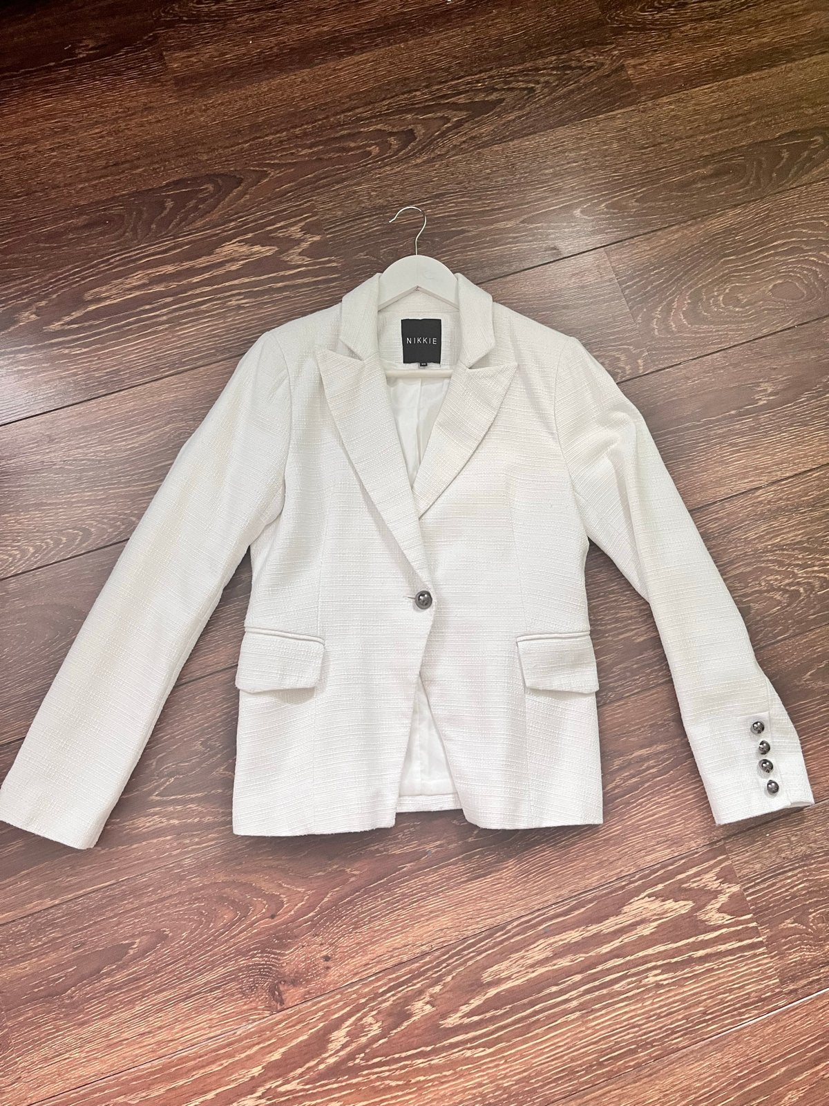 Nikkie blazer maat 38, Maat 38/40 (M), Wit, Ophalen of Verzenden, Zo goed als nieuw
