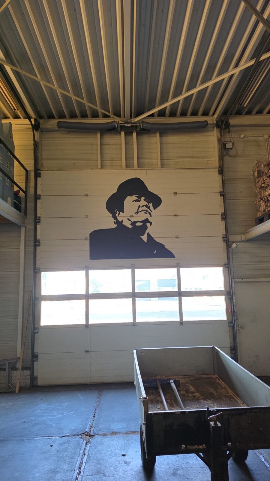 Metalen andre -hazes  wanddecoratie, Ophalen of Verzenden