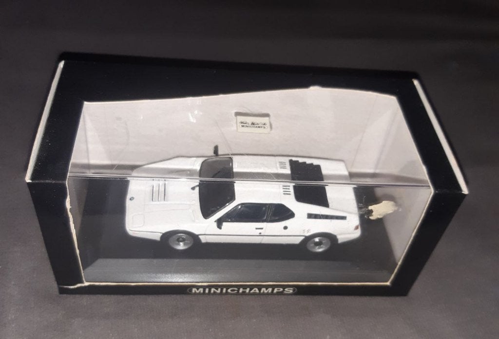 Minichamps 430025020 1:43 BMW M1 street white, Verzenden, Nieuw, Auto, MiniChamps