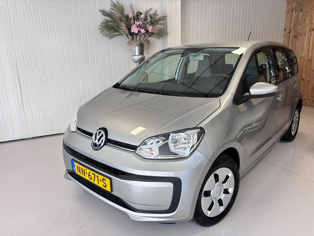 Volkswagen Up! 1.0 BMT move up! 5-deurs, airco, carplay, nap, Stof, Gebruikt, Origineel Nederlands, Handgeschakeld