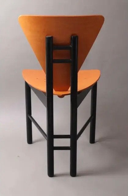 Set [4] unieke Italiaanse Vintage MCM Design stoelen, Huis en Inrichting, Ophalen, Gebruikt, Vintage Modern Italiaans Design stoelen chairs