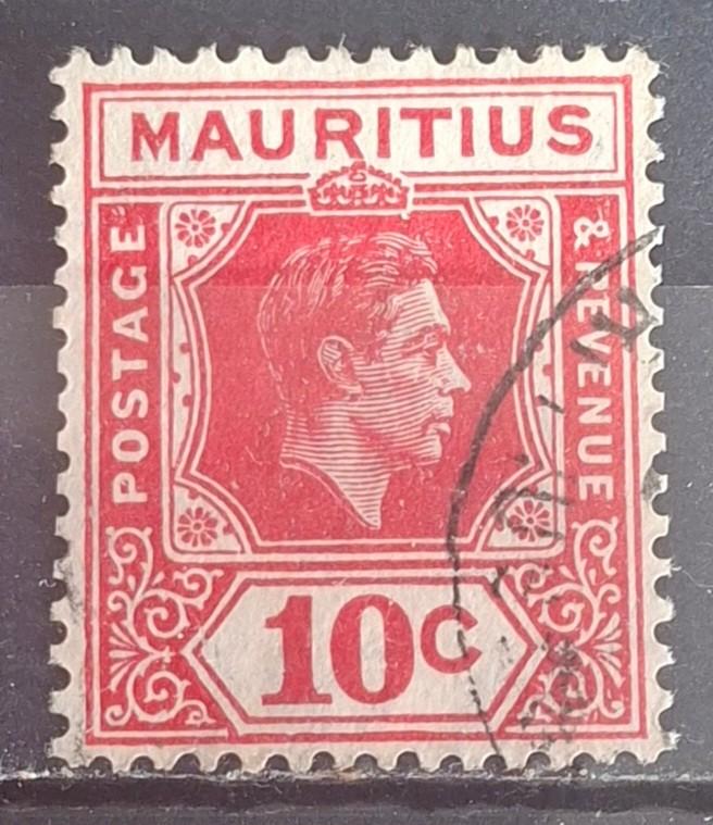 Mauritius Postzegel (B2-P12), Ophalen of Verzenden, Gestempeld, Midden-Amerika