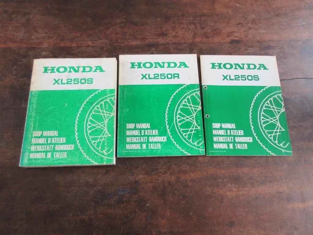 Honda XL250S XL250R werkplaatshandboek manual, Motoren, Ophalen of Verzenden, Honda