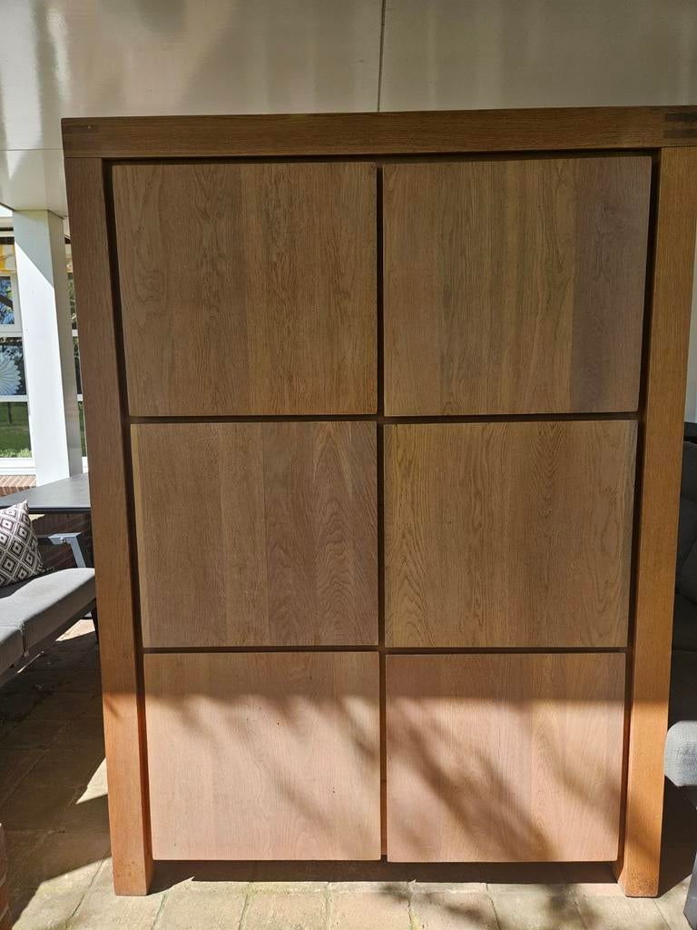 Eiken opbergkast Goossens Clear, Huis en Inrichting, Ophalen of Verzenden