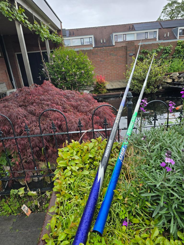 Tweede Shimano vaste stokken, Ophalen of Verzenden, Werphengel