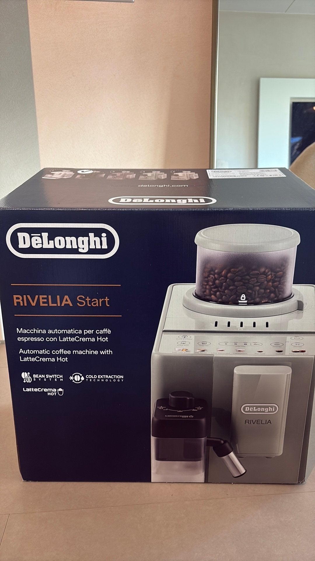 De’Longhi Rivelia - Zwart (nieuw in doos)