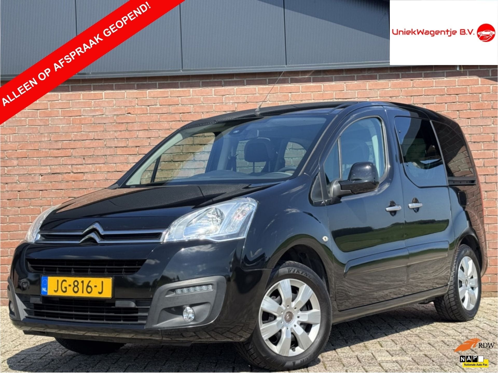 Citroën Berlingo 1.6 VTI FEEL | NL-AUTO! | AIRCO! | CRUISE!, Auto's, Voorwielaandrijving, Stof, Gebruikt, 4 cilinders