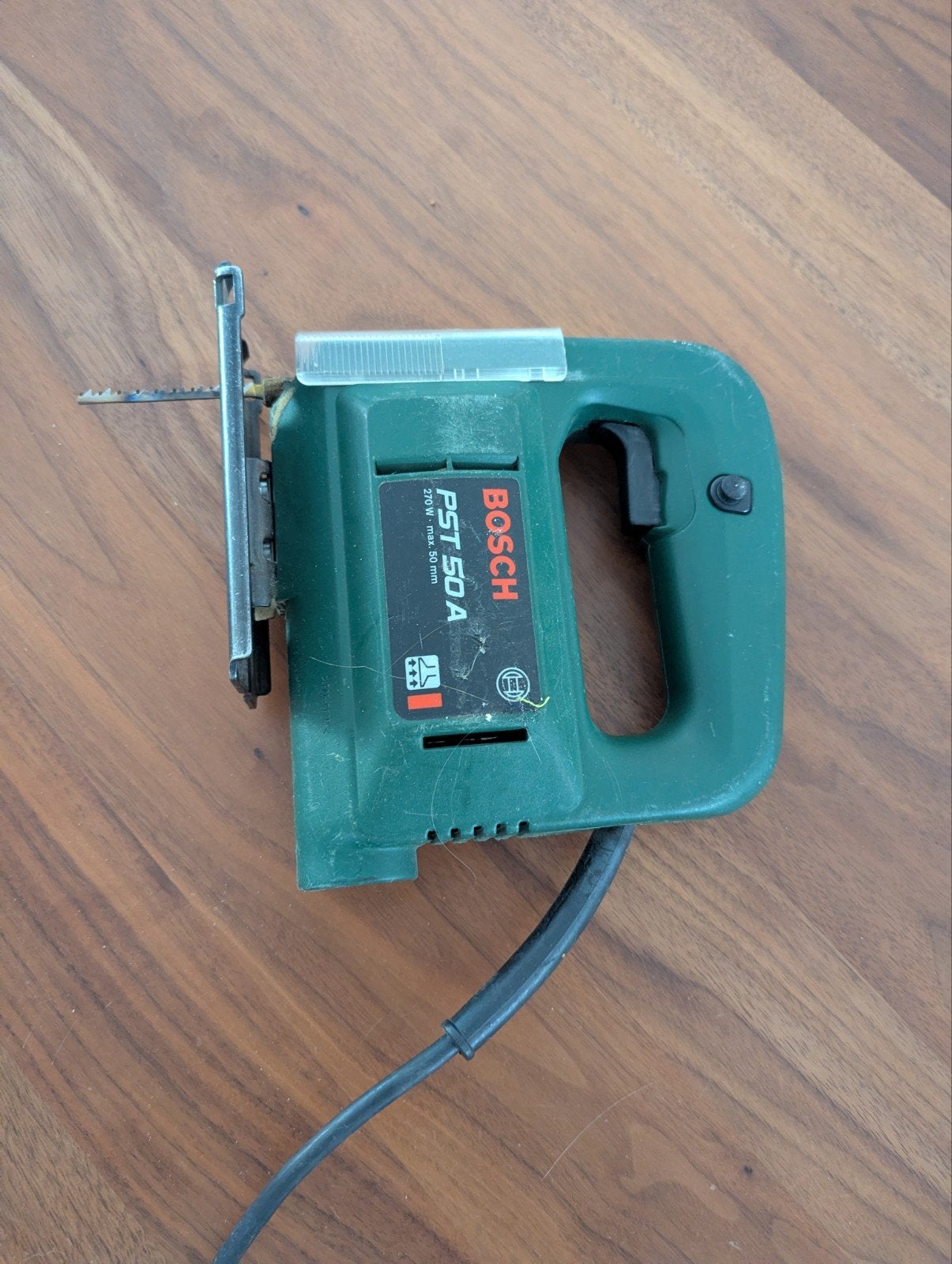 Bosch PST 50 A Decoupeerzaag - Compact en Gebruikt, Gebruikt, Decoupeerzaag, Ophalen of Verzenden, 30 tot 70 mm