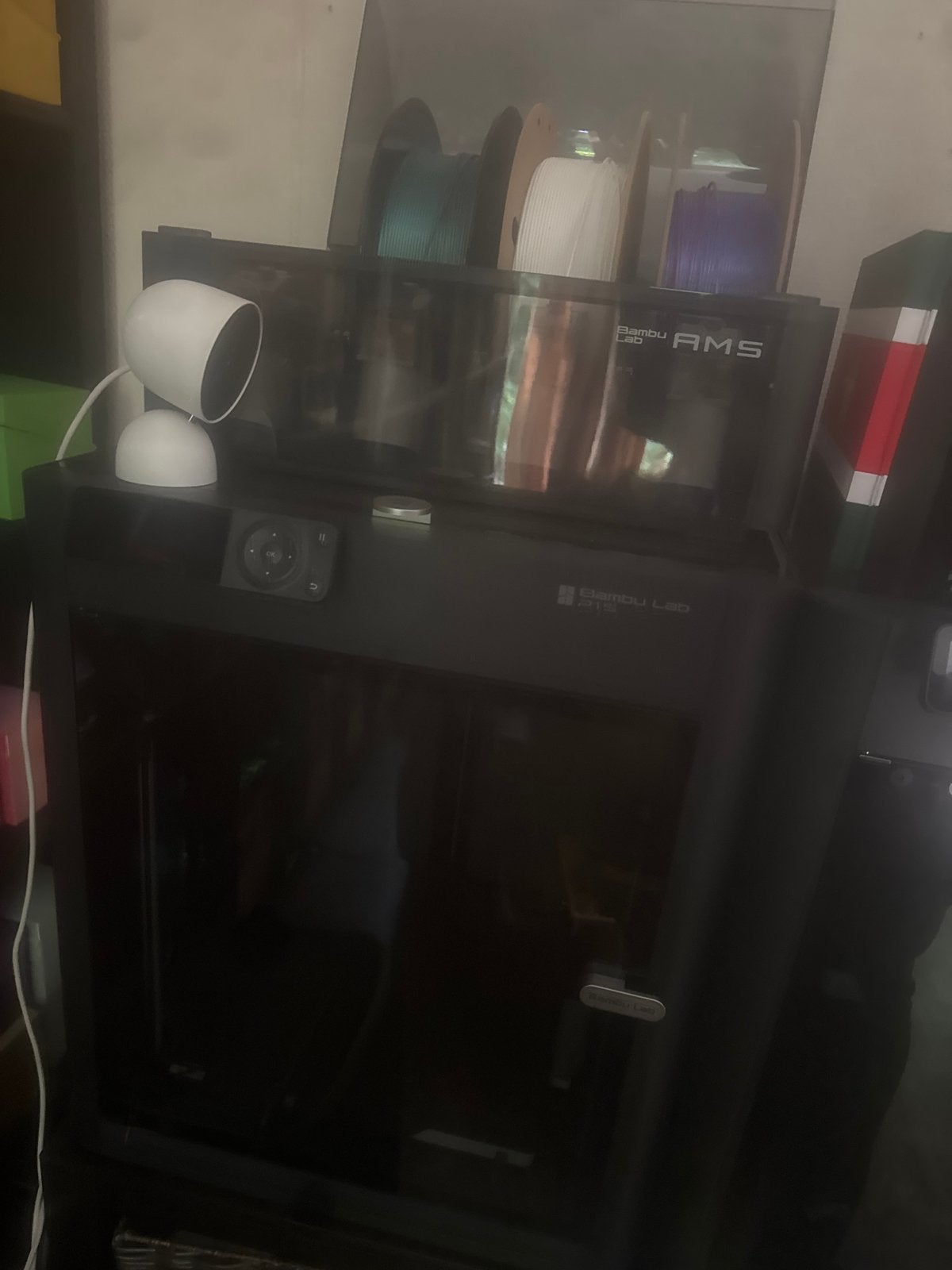 Bambu Lab P1S 3D-printer met AMS - Zo goed als nieuw, Computers en Software, 3D Printers, Ingebouwde Wi-Fi, Ophalen of Verzenden