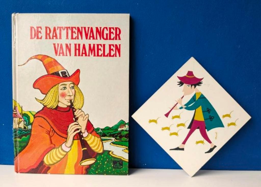 De Rattenvanger van Hamelen/plus wandplaatje, Ophalen of Verzenden, Gelezen, Fictie algemeen