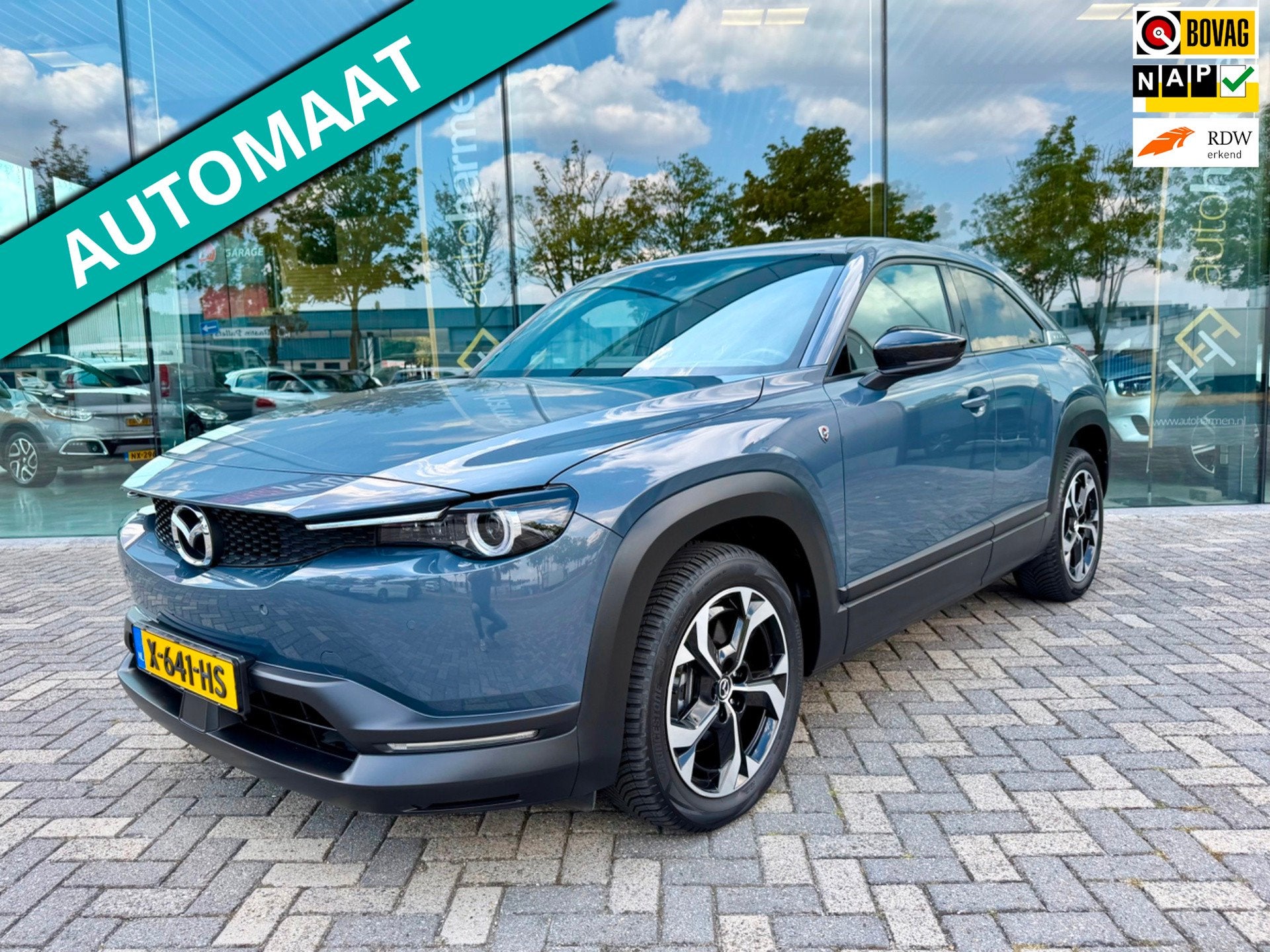 Mazda MX-30 E-SkyActiv R-EV 170 Advantage, NAP, CarPlay, Auto's, Mazda, Gebruikt, Euro 6, Adaptive Cruise Control, 1753 kg