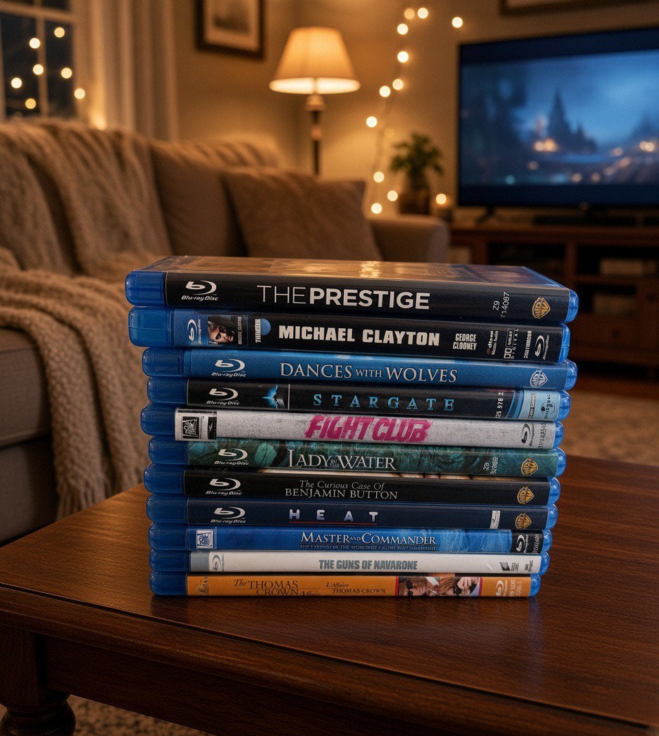 Blu-ray set 11 films – Fight Club, Heat, The Prestige + meer, Overige typen, Nederlands, Actie, Ophalen of Verzenden