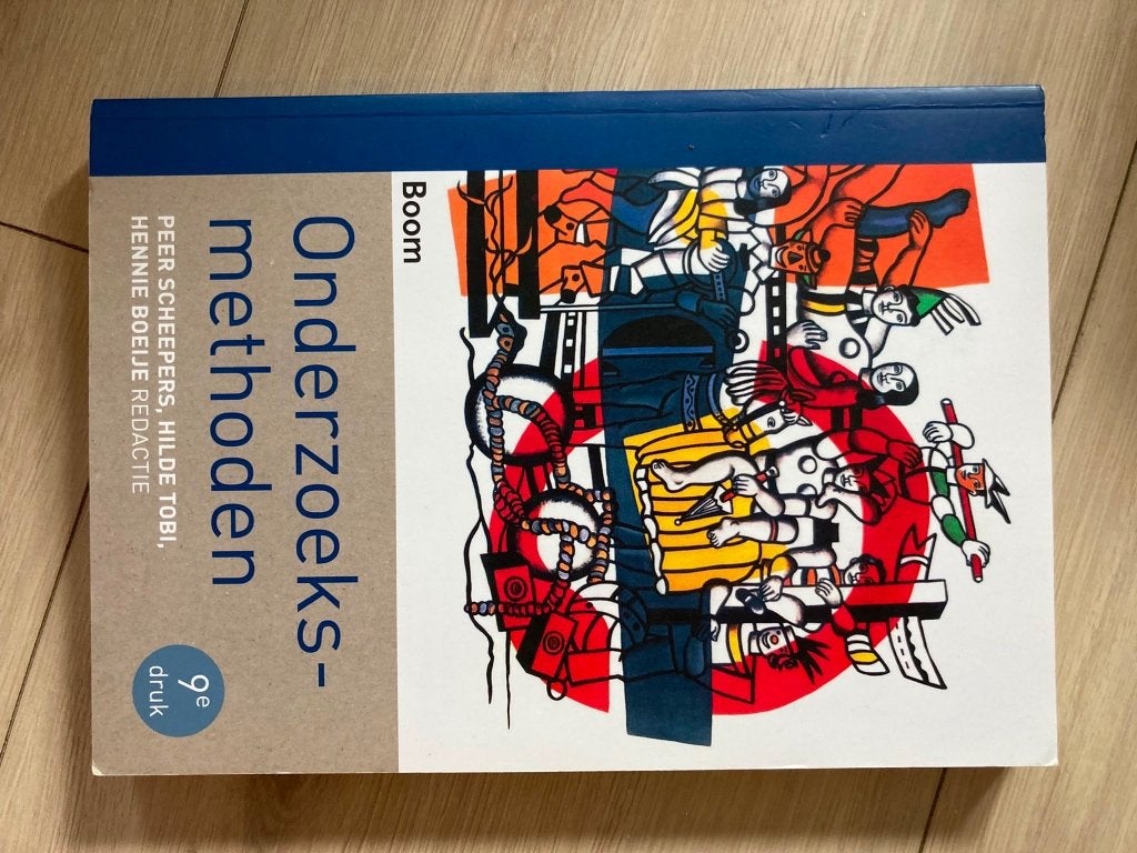Onderzoeksmethoden - 9e druk - Peer Scheepers e.a., Boeken, Overige vakken, Peer Scheepers, Hilde Tobi, Hennie Boeije, Ophalen of Verzenden