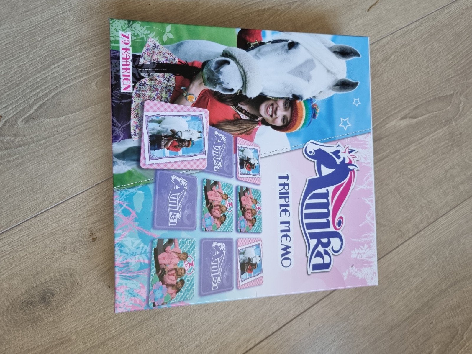 Amika Triple Memo - Geheugenspel met paarden, Een of twee spelers, Ophalen of Verzenden, Nieuw